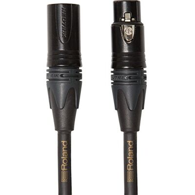 Roland Gold Series Symmetrische microfoonkabel Neutrik XLR mannelijk lengte 3 m RMC-G10 Roland Gold Series Symmetrische microfoonkabel Neutrik XLR mannelijk lengte 3 m RMC-G10