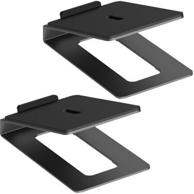 myWall my wall HS33-1L Luidsprekerhouder voor tafelblad, 2 luidsprekerhouders met anti-trillingsmat, 16 graden hellingshoek, 10 kg belastbaar, voor pc-luidsprekers of myWall my wall HS33-1L Luidsprekerhouder voor tafelblad, 2 luidsprekerhouders met anti-trillingsmat, 16 graden hellingshoek, 10 kg belastbaar, voor pc-luidsprekers of