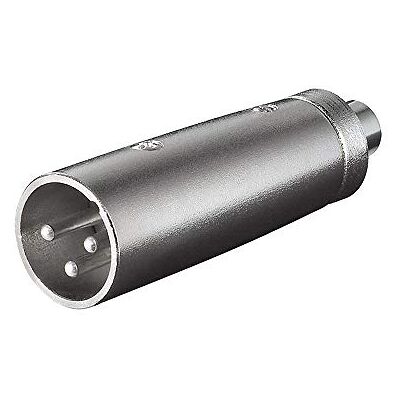 goobay Adapter XLR mannelijk 3-polig naar RCA-aansluiting goobay Adapter XLR mannelijk 3-polig naar RCA-aansluiting