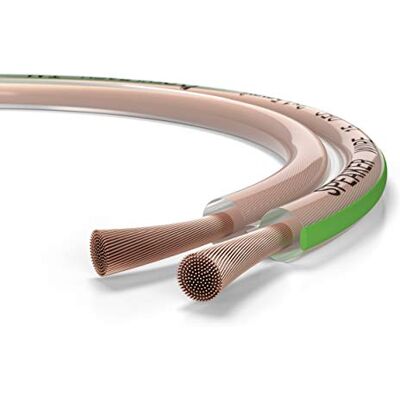 OEHLBACH Speaker Wire SP-15 stereo hifi luidsprekerkabel, OFC kabel 2 x 1,5 mm² mini op spoel 10 m transparant OEHLBACH Speaker Wire SP-15 stereo hifi luidsprekerkabel, OFC kabel 2 x 1,5 mm² mini op spoel 10 m transparant