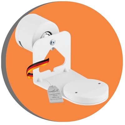 PureMounts Luidsprekerhouder voor Sonos Era 100 & 300, luidsprekerhouder met kabelbeheer, +/-30 graden draaibaar, 0/-30 graden kantelbaar, draagvermogen 5 kg, wit PureMounts Luidsprekerhouder voor Sonos Era 100 & 300, luidsprekerhouder met kabelbeheer, +/-30 graden draaibaar, 0/-30 graden kantelbaar, draagvermogen 5 kg, wit