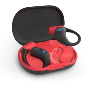 Philips Audio TAA6709 Sports Headphones, True Wireless Air Conduction Open Ear Sports 5.3 Bluetooth Headphones, 28 uur speeltijd, IP55 stof/waterbescherming, Slimline Charging Case Rood en Zwart Philips Audio TAA6709 Sports Headphones, True Wireless Air Conduction Open Ear Sports 5.3 Bluetooth Headphones, 28 uur speeltijd, IP55 stof/waterbescherming, Slimline Charging Case Rood en Zwart