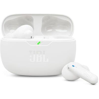 JBL Wave Beam 2, draadloze hoofdtelefoon met ruisonderdrukking, wit Bluetooth 5.3, 40 uur batterijduur, Pure Bass-geluid, Smart Ambient-technologie, IP54 waterdicht, multipoint-verbinding JBL Wave Beam 2, draadloze hoofdtelefoon met ruisonderdrukking, wit Bluetooth 5.3, 40 uur batterijduur, Pure Bass-geluid, Smart Ambient-technologie, IP54 waterdicht, multipoint-verbinding