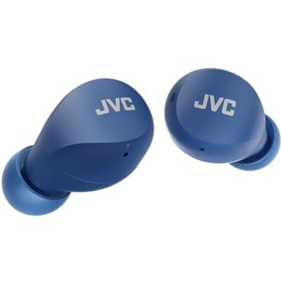 JVC Gumy Mini echte draadloze hoofdtelefoon, 23 uur batterijduur, Bluetooth 5.1, compact en licht, waterdicht (IPX4), HA-Z66T-A (blauw) JVC Gumy Mini echte draadloze hoofdtelefoon, 23 uur batterijduur, Bluetooth 5.1, compact en licht, waterdicht (IPX4), HA-Z66T-A (blauw)