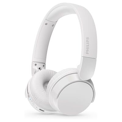 Philips TAH4209WH Over-Ear draadloze Bluetooth-hoofdtelefoon met passieve ruisonderdrukking, 55 uur speeltijd, natuurlijk geluid, heldere oproepen, dynamische bas, 2 uur USB-C opladen, wit Philips TAH4209WH Over-Ear draadloze Bluetooth-hoofdtelefoon met passieve ruisonderdrukking, 55 uur speeltijd, natuurlijk geluid, heldere oproepen, dynamische bas, 2 uur USB-C opladen, wit