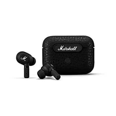 Marshall ANC True Wireless Bluetooth-hoofdtelefoon, draadloos, actieve ruisonderdrukking, in-ear hoofdtelefoon, zwart Marshall ANC True Wireless Bluetooth-hoofdtelefoon, draadloos, actieve ruisonderdrukking, in-ear hoofdtelefoon, zwart