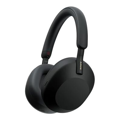 Sony WH-1000XM5 Draadloze Bluetooth-hoofdtelefoon met ruisonderdrukking, 30 uur batterijduur, geoptimaliseerd voor Alexa en Google Assistant, met geïntegreerde microfoon voor telefoongesprekken, zwart Sony WH-1000XM5 Draadloze Bluetooth-hoofdtelefoon met ruisonderdrukking, 30 uur batterijduur, geoptimaliseerd voor Alexa en Google Assistant, met geïntegreerde microfoon voor telefoongesprekken, zwart