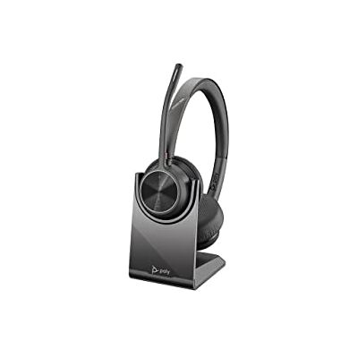 PLT Poly – draadloze Voyager 4320 UC-headset met laadstation (Plantronics) – hoofdtelefoon met microfoonarm – USB-A-Bluetooth-adapter – compatibel met teams, zoom en meer PLT Poly – draadloze Voyager 4320 UC-headset met laadstation (Plantronics) – hoofdtelefoon met microfoonarm – USB-A-Bluetooth-adapter – compatibel met teams, zoom en meer