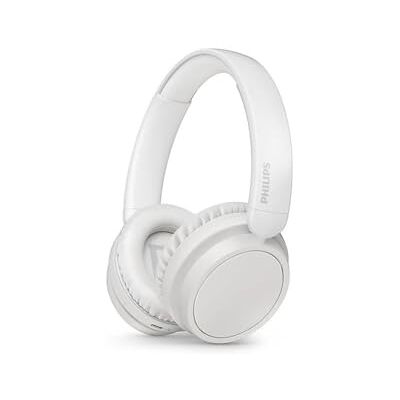 Philips TAH5209WT/00 Lichte draadloze Bluetooth-hoofdtelefoon met passieve geluidsisolatie, 65 uur speeltijd, natuurlijk geluid, heldere oproepen, dynamische bas, 2 uur USB-C opladen, wit Philips TAH5209WT/00 Lichte draadloze Bluetooth-hoofdtelefoon met passieve geluidsisolatie, 65 uur speeltijd, natuurlijk geluid, heldere oproepen, dynamische bas, 2 uur USB-C opladen, wit