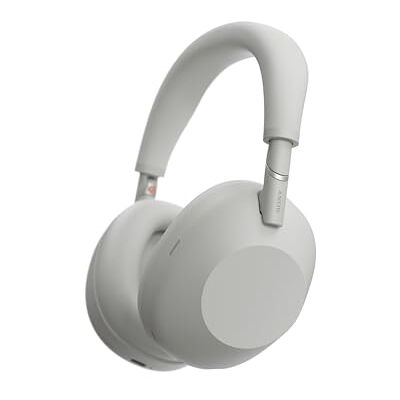 Sony WH-1000XM6 Draadloze Bluetooth-hoofdtelefoon met ruisonderdrukking, signatuur hoge resolutie, ultiem comfort, opvouwbaar ontwerp, duurzame hoes, 30 uur batterij, iOS en Android, zilver Sony WH-1000XM6 Draadloze Bluetooth-hoofdtelefoon met ruisonderdrukking, signatuur hoge resolutie, ultiem comfort, opvouwbaar ontwerp, duurzame hoes, 30 uur batterij, iOS en Android, zilver