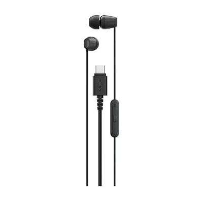 Sony IER‑EX15C USB-C bedrade hoofdtelefoon met microfoon, lichte in-ear hoofdtelefoon voor Android, iPhone, laptop en pc, knoopvrije kabel, helder geluid, perfect voor reizen en een Sony IER‑EX15C USB-C bedrade hoofdtelefoon met microfoon, lichte in-ear hoofdtelefoon voor Android, iPhone, laptop en pc, knoopvrije kabel, helder geluid, perfect voor reizen en een