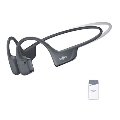 SHOKZ OpenRun Pro 2 Mini Beengeleidingshoofdtelefoon, draadloos, Bluetooth 5.3, ruisonderdrukkende microfoons, IP55 waterdicht, 12 uur batterijduur, USB-C snel opladen, zwart SHOKZ OpenRun Pro 2 Mini Beengeleidingshoofdtelefoon, draadloos, Bluetooth 5.3, ruisonderdrukkende microfoons, IP55 waterdicht, 12 uur batterijduur, USB-C snel opladen, zwart