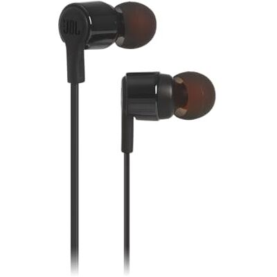 JBL Tube 210, in-ear hoofdtelefoon, bekabeld, zwart JBL Tube 210, in-ear hoofdtelefoon, bekabeld, zwart