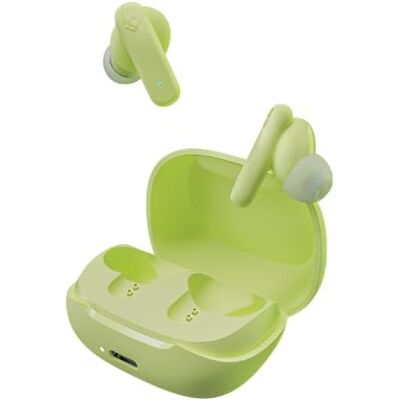 Skullcandy Smokin' Buds In-Ear draadloze oordopjes, 20 uur batterij, 50% hernieuwbare kunststof, microfoon, werkt met iPhone Android en Bluetooth-apparaten Matcha Skullcandy Smokin' Buds In-Ear draadloze oordopjes, 20 uur batterij, 50% hernieuwbare kunststof, microfoon, werkt met iPhone Android en Bluetooth-apparaten Matcha