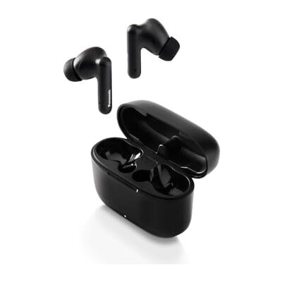 Panasonic RZ-B110WDE-K Draadloze Bluetooth in-ear hoofdtelefoon met microfoon, 26 uur speeltijd, IPX4, touch-bediening, zwart Panasonic RZ-B110WDE-K Draadloze Bluetooth in-ear hoofdtelefoon met microfoon, 26 uur speeltijd, IPX4, touch-bediening, zwart