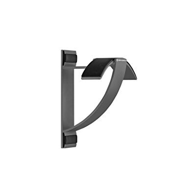 OEHLBACH Alu Style W1 hoofdtelefoonwandhouder, geanodiseerd aluminium, snelle wandmontage en optimale opslag, antraciet OEHLBACH Alu Style W1 hoofdtelefoonwandhouder, geanodiseerd aluminium, snelle wandmontage en optimale opslag, antraciet