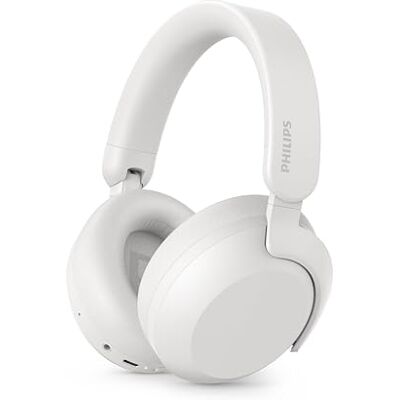 Philips TAH8000EWT/00 Draadloze Bluetooth on-ear hoofdtelefoon met ruisonderdrukking, 70 uur batterijduur, compatibel met spraakassistenten, ideaal voor op reis, wit Philips TAH8000EWT/00 Draadloze Bluetooth on-ear hoofdtelefoon met ruisonderdrukking, 70 uur batterijduur, compatibel met spraakassistenten, ideaal voor op reis, wit