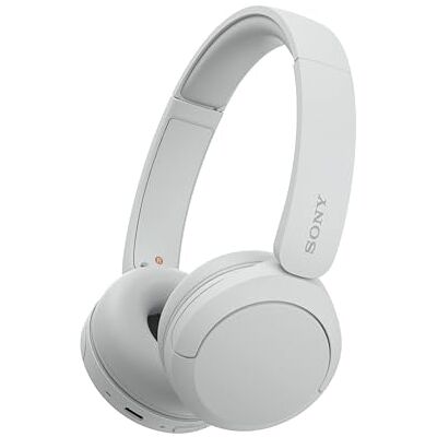 Sony WH-CH520 Draadloze Bluetooth-headset met ruisonderdrukking, geïntegreerde microfoon, batterijduur tot 50 uur en snel opladen, wit Sony WH-CH520 Draadloze Bluetooth-headset met ruisonderdrukking, geïntegreerde microfoon, batterijduur tot 50 uur en snel opladen, wit