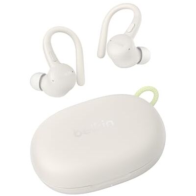 Belkin SoundForm ActiveFit Bluetooth-hoofdtelefoon, draadloos, geïntegreerde microfoon, snel opladen, USB-C-snelladen, 36 uur batterijduur, IP54 waterdicht, draadloze hoofdtelefoon – iPhone, iPad Belkin SoundForm ActiveFit Bluetooth-hoofdtelefoon, draadloos, geïntegreerde microfoon, snel opladen, USB-C-snelladen, 36 uur batterijduur, IP54 waterdicht, draadloze hoofdtelefoon – iPhone, iPad