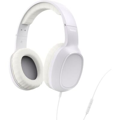 Hama , Fun C, on-ear hoofdtelefoon, microfoon, kabelgeleiding aan één kant, USB-C, wit Hama , Fun C, on-ear hoofdtelefoon, microfoon, kabelgeleiding aan één kant, USB-C, wit