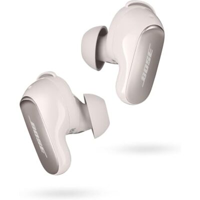 Bose QuietComfort Ultra draadloze hoofdtelefoon met krachtige ruisonderdrukking, Bluetooth-hoofdtelefoon met ruimtelijke audio, wit Bose QuietComfort Ultra draadloze hoofdtelefoon met krachtige ruisonderdrukking, Bluetooth-hoofdtelefoon met ruimtelijke audio, wit