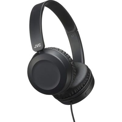 JVC Lichte bedrade on-ear hoofdtelefoon met krachtig geluid, afstandsbediening en geïntegreerde microfoon voor smartphones – HA-S31M-B (zwart) JVC Lichte bedrade on-ear hoofdtelefoon met krachtig geluid, afstandsbediening en geïntegreerde microfoon voor smartphones – HA-S31M-B (zwart)