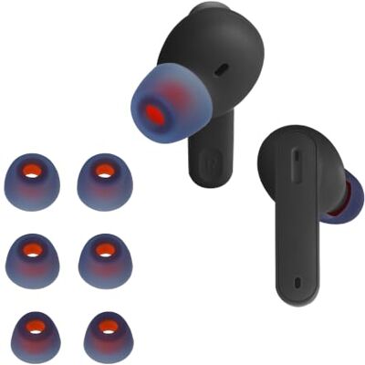 kwmobile 6 x opzetstukken compatibel met JBL Tune 230 NC TWS / T230NC – reservebits van siliconen – 3 maten kwmobile 6 x opzetstukken compatibel met JBL Tune 230 NC TWS / T230NC – reservebits van siliconen – 3 maten