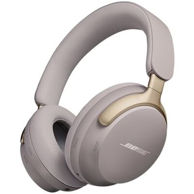 Bose NIEUWE QuietComfort Ultra draadloze hoofdtelefoon met ruisonderdrukking met ruimtelijke audio, on-ear hoofdtelefoon met geïntegreerde microfoon, 24 uur batterijduur, zandsteen (Sandstone) Limited Edition Bose NIEUWE QuietComfort Ultra draadloze hoofdtelefoon met ruisonderdrukking met ruimtelijke audio, on-ear hoofdtelefoon met geïntegreerde microfoon, 24 uur batterijduur, zandsteen (Sandstone) Limited Edition
