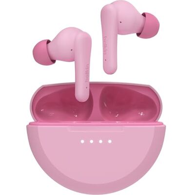 Belkin SoundForm Nano 2 Bluetooth-hoofdtelefoon voor kinderen met microfoon, roze Belkin SoundForm Nano 2 Bluetooth-hoofdtelefoon voor kinderen met microfoon, roze