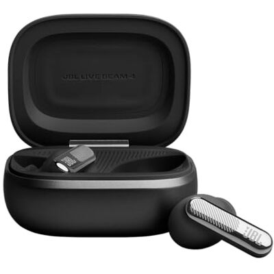 JBL Live Beam 4, Écouteurs sans Fil avec Réduction de Bruit, Noir Bluetooth 6.0, 48 heures d’autonomie, Résistance à l’eau IP55, Smart Charging Case JBL Live Beam 4, Écouteurs sans Fil avec Réduction de Bruit, Noir Bluetooth 6.0, 48 heures d’autonomie, Résistance à l’eau IP55, Smart Charging Case
