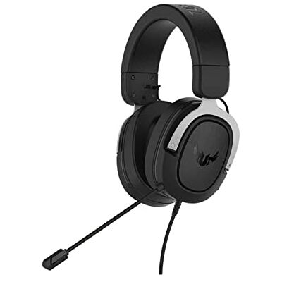 Asus TUF Gaming H3 Gun Silver Gaming Headset met Virtual 7.1 Surround, Stevig Roestvrij Stalen Hoofdband en Fast Cooling Ear-kussens voor PC, PS4, Xbox One en Nintendo Switch Asus TUF Gaming H3 Gun Silver Gaming Headset met Virtual 7.1 Surround, Stevig Roestvrij Stalen Hoofdband en Fast Cooling Ear-kussens voor PC, PS4, Xbox One en Nintendo Switch