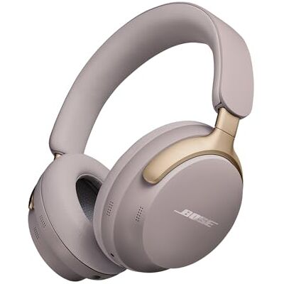 Bose NIEUWE QuietComfort Ultra draadloze hoofdtelefoon met ruisonderdrukking met ruimtelijke audio, on-ear hoofdtelefoon met geïntegreerde microfoon, 24 uur batterijduur, zandsteen (Sandstone) Limited Edition Bose NIEUWE QuietComfort Ultra draadloze hoofdtelefoon met ruisonderdrukking met ruimtelijke audio, on-ear hoofdtelefoon met geïntegreerde microfoon, 24 uur batterijduur, zandsteen (Sandstone) Limited Edition