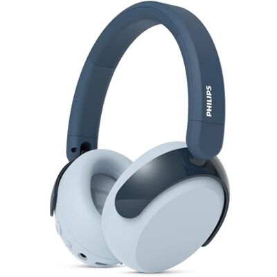 Philips TAK5500RT 5500-serie opvouwbare draadloze Bluetooth 5.4 hoofdtelefoon met ruisonderdrukking voor kinderen, 34 uur batterijduur met ANC, beperkt volume, audio-uitwisseling, USB-C-kabel Philips TAK5500RT 5500-serie opvouwbare draadloze Bluetooth 5.4 hoofdtelefoon met ruisonderdrukking voor kinderen, 34 uur batterijduur met ANC, beperkt volume, audio-uitwisseling, USB-C-kabel