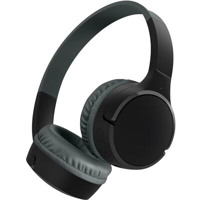 Belkin Casque audio sans fil SoundForm Mini pour enfants avec micro intégré (pour apprentissage en ligne, études, voyage, compatible avec l’iPhone, iPad, Kindle, etc., noir) Belkin Casque audio sans fil SoundForm Mini pour enfants avec micro intégré (pour apprentissage en ligne, études, voyage, compatible avec l’iPhone, iPad, Kindle, etc., noir)