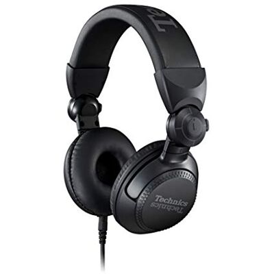 Technics EAH-DJ1200EK DJ in-ear hoofdtelefoon met aansluitkabel, 41 mm drive, 32 ohm/1 kHz onafhankelijkheid, 106 dB/MW, lange kabel 2 m, adapter 6,3 mm, zwart Technics EAH-DJ1200EK DJ in-ear hoofdtelefoon met aansluitkabel, 41 mm drive, 32 ohm/1 kHz onafhankelijkheid, 106 dB/MW, lange kabel 2 m, adapter 6,3 mm, zwart