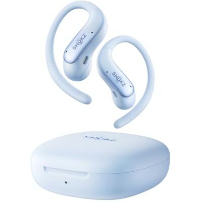 SHOKZ OpenFit Air 2 hoofdtelefoon met vrije oren, ultralicht, IP55, blauw De hele dag comfortabel, Bluetooth 6.1, compact, 36 uur luistertijd, diepe bas, training, nauwkeurige controle SHOKZ OpenFit Air 2 hoofdtelefoon met vrije oren, ultralicht, IP55, blauw De hele dag comfortabel, Bluetooth 6.1, compact, 36 uur luistertijd, diepe bas, training, nauwkeurige controle