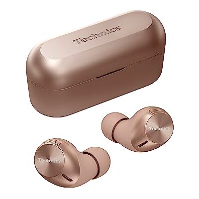 Technics EAH-AZ40M2EN Draadloze hoofdtelefoon met ruisonderdrukking, Bluetooth Multipoint 3 apparaten, comfortabele in-ear hoofdtelefoon, geïntegreerde microfoon, roségoud Technics EAH-AZ40M2EN Draadloze hoofdtelefoon met ruisonderdrukking, Bluetooth Multipoint 3 apparaten, comfortabele in-ear hoofdtelefoon, geïntegreerde microfoon, roségoud