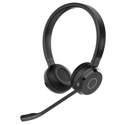 Jabra Evolve 65 TE Draadloze stereo-hoofdtelefoon, gecertificeerd voor Unified Communication, 30 m bereik, 12 uur batterij, USB-A, dubbele connectiviteit, zwart Jabra Evolve 65 TE Draadloze stereo-hoofdtelefoon, gecertificeerd voor Unified Communication, 30 m bereik, 12 uur batterij, USB-A, dubbele connectiviteit, zwart