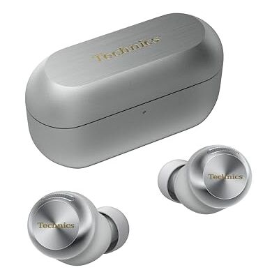 Technics EAH-AZ100E-S Draadloze in-ear hoofdtelefoon met ruisonderdrukking, 10 mm magnetische vloeibare driver, multipoint Bluetooth, Focus AI-stem, comfortabele in-ear hoofdtelefoon Technics EAH-AZ100E-S Draadloze in-ear hoofdtelefoon met ruisonderdrukking, 10 mm magnetische vloeibare driver, multipoint Bluetooth, Focus AI-stem, comfortabele in-ear hoofdtelefoon