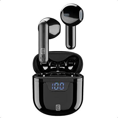 Cellular Line Seek Universeel Bluetooth 5.0 HiFi Stereo hoofdtelefoon met oplaadhoes Totale batterijduur van 15 uur Opladen 2 uur Bereik 10 m Universeel Zwart Cellular Line Seek Universeel Bluetooth 5.0 HiFi Stereo hoofdtelefoon met oplaadhoes Totale batterijduur van 15 uur Opladen 2 uur Bereik 10 m Universeel Zwart