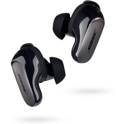 Bose QuietComfort Ultra draadloze hoofdtelefoon met krachtige ruisonderdrukking, Bluetooth-hoofdtelefoon met ruimtelijke audio, zwart Bose QuietComfort Ultra draadloze hoofdtelefoon met krachtige ruisonderdrukking, Bluetooth-hoofdtelefoon met ruimtelijke audio, zwart