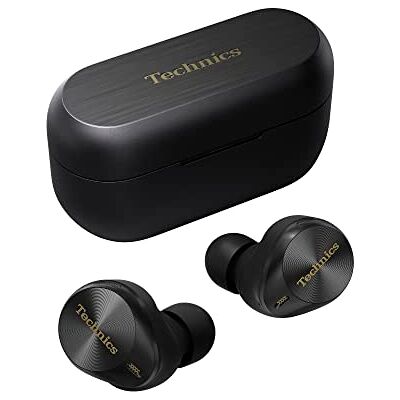 Technics EAH-AZ80E-K Draadloze hoofdtelefoon met ruisonderdrukking, Bluetooth multipoint 3 apparaten, comfortabele in-ear hoofdtelefoon, draadloos opladen, zwart Technics EAH-AZ80E-K Draadloze hoofdtelefoon met ruisonderdrukking, Bluetooth multipoint 3 apparaten, comfortabele in-ear hoofdtelefoon, draadloos opladen, zwart