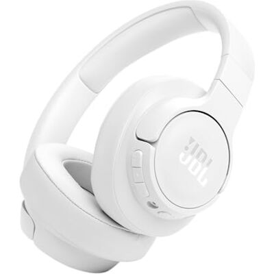 JBL Tune 770 NC draadloze on-ear hoofdtelefoon, looptijd tot 70 uur, adaptieve ruisonderdrukking, Smart Ambient, wit JBL Tune 770 NC draadloze on-ear hoofdtelefoon, looptijd tot 70 uur, adaptieve ruisonderdrukking, Smart Ambient, wit