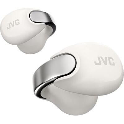 JVC Nearphones HA-NP1T-W draadloze hoofdtelefoon met glanzende hoofdband, comfortabele pasvorm, multipoint-verbinding, Bluetooth 5.3, 24 uur batterijduur, HA-NP1T-W (gebroken wit) JVC Nearphones HA-NP1T-W draadloze hoofdtelefoon met glanzende hoofdband, comfortabele pasvorm, multipoint-verbinding, Bluetooth 5.3, 24 uur batterijduur, HA-NP1T-W (gebroken wit)