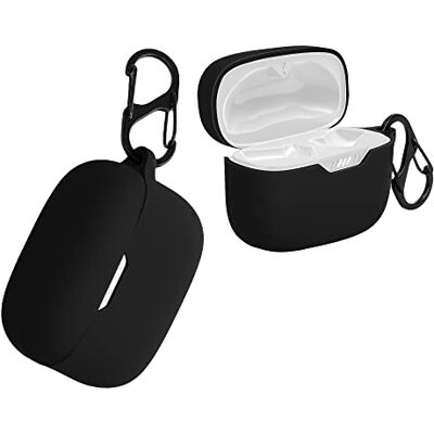 kwmobile Hoes compatibel met JBL Tune 230 NC TWS / T230NC / T235NC hoes hoofdtelefoon hoes siliconen beschermhoes zwart kwmobile Hoes compatibel met JBL Tune 230 NC TWS / T230NC / T235NC hoes hoofdtelefoon hoes siliconen beschermhoes zwart