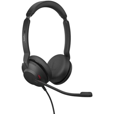 Jabra Evolve2 55 Draadloze stereo hoofdtelefoon met oplaadstandaard, Air Comfort-technologie, ruisonderdrukkingsmicrofoons, actieve ruisonderdrukking, MS Teams gecertificeerd, compatibel met alle Jabra Evolve2 55 Draadloze stereo hoofdtelefoon met oplaadstandaard, Air Comfort-technologie, ruisonderdrukkingsmicrofoons, actieve ruisonderdrukking, MS Teams gecertificeerd, compatibel met alle