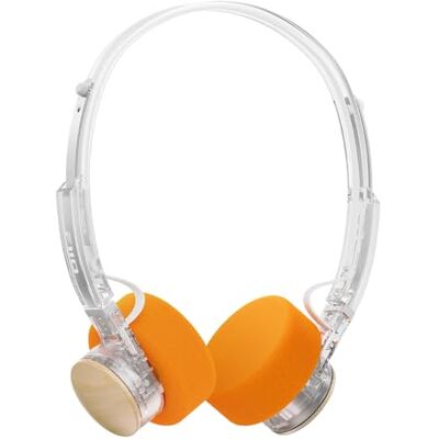 FiiO EH11 Bluetooth on-ear hoofdtelefoon, draadloos, LDAC, licht, 92 g, 30 uur batterijduur, verbinding met twee apparaten, app-equalizer en speelmodus, geïntegreerde microfoon (transparant) FiiO EH11 Bluetooth on-ear hoofdtelefoon, draadloos, LDAC, licht, 92 g, 30 uur batterijduur, verbinding met twee apparaten, app-equalizer en speelmodus, geïntegreerde microfoon (transparant)