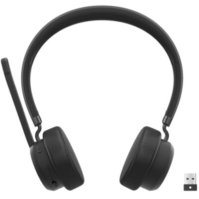 Lenovo Draadloze VoIP Hoofdtelefoon Bluetooth Hoofdtelefoon Bureau/Call Center Zwart Lenovo Draadloze VoIP Hoofdtelefoon Bluetooth Hoofdtelefoon Bureau/Call Center Zwart