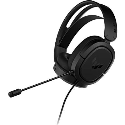 Asus TUF Gaming H1 Wired Headset (Discord Certified Mic, 7.1 Surround Sound, 40mm Drivers, 3.5mm, Lightweight, for PC, Switch, PS4, PS5, Xbox One, Xbox Series X, S, and Mobile Devices)- Black Asus TUF Gaming H1 Wired Headset (Discord Certified Mic, 7.1 Surround Sound, 40mm Drivers, 3.5mm, Lightweight, for PC, Switch, PS4, PS5, Xbox One, Xbox Series X, S, and Mobile Devices)- Black