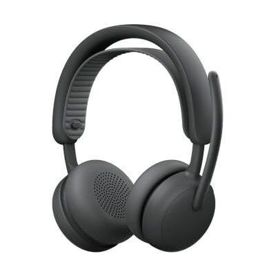 Logitech Zone Wireless 2 ES for Business Draadloze hoofdtelefoon met Adaptieve hybride ANC, native Bluetooth, Microsoft Teams gecertificeerd, grafiet Logitech Zone Wireless 2 ES for Business Draadloze hoofdtelefoon met Adaptieve hybride ANC, native Bluetooth, Microsoft Teams gecertificeerd, grafiet